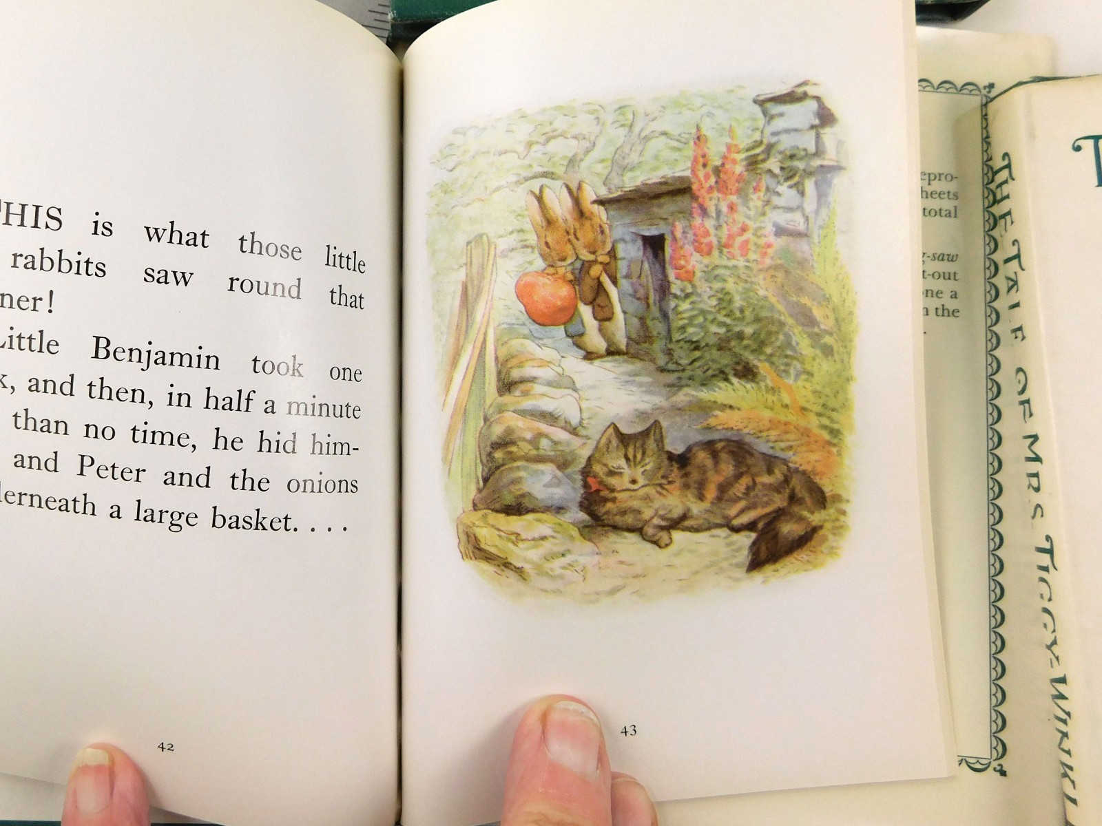 Peter Rabbit Library Editions, Beatrix Potter, Books 1 – 6 Hardcover Warne 1976