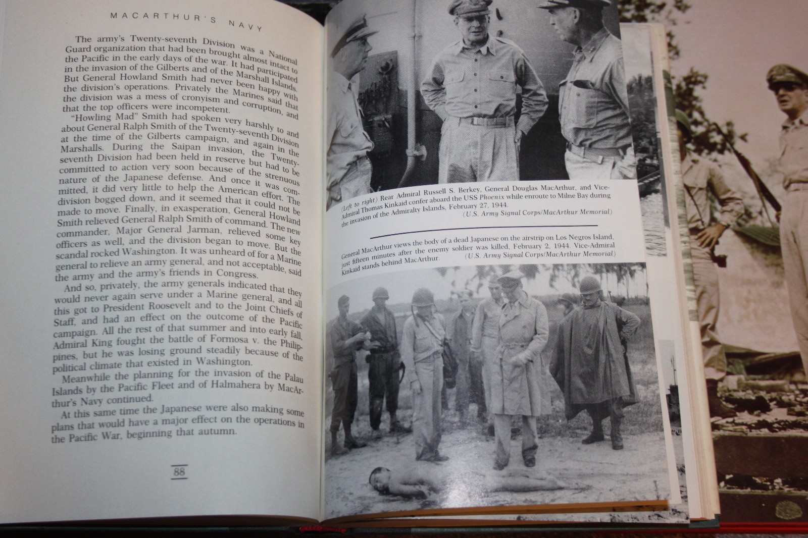 Lot of 3 Books on General Douglas MacArthur,MacArthur’s Navy, Reminiscences