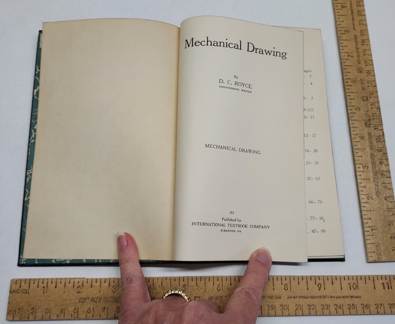 212 – Mechanical Drawing – D. C. Royce – INTERNATIONAL TEXTBOOK COMPANY
