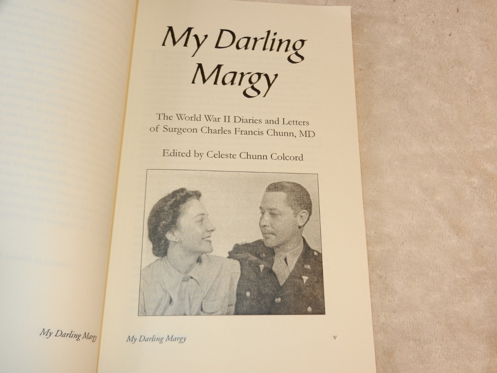 WW II ETO 2nd Auxiliary Surgical Group Doctor “MY DARLING MARGY”