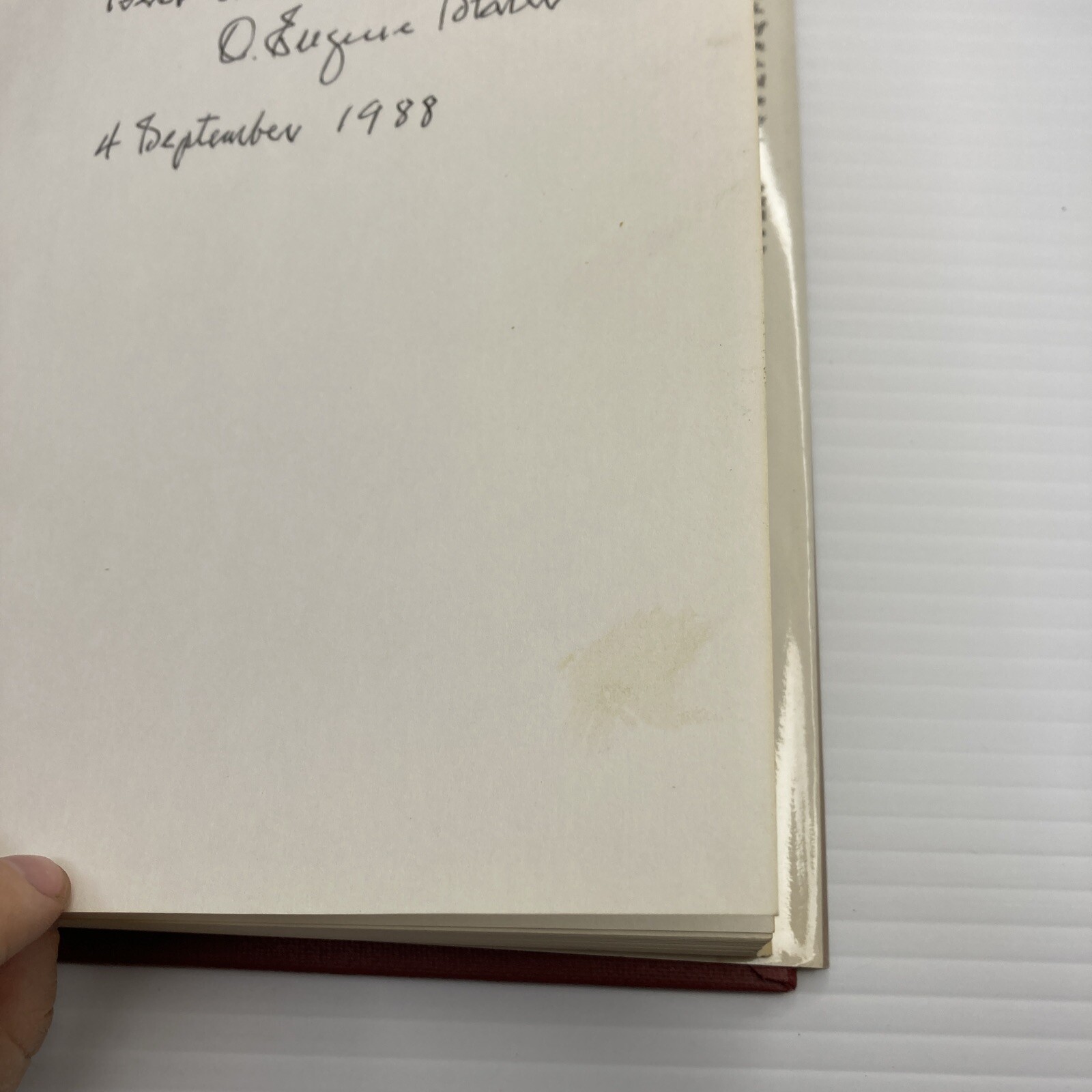 Oliver’s Travels One Bishop’s Journey Oliver Eugene Slater Signed 1988 Methodist