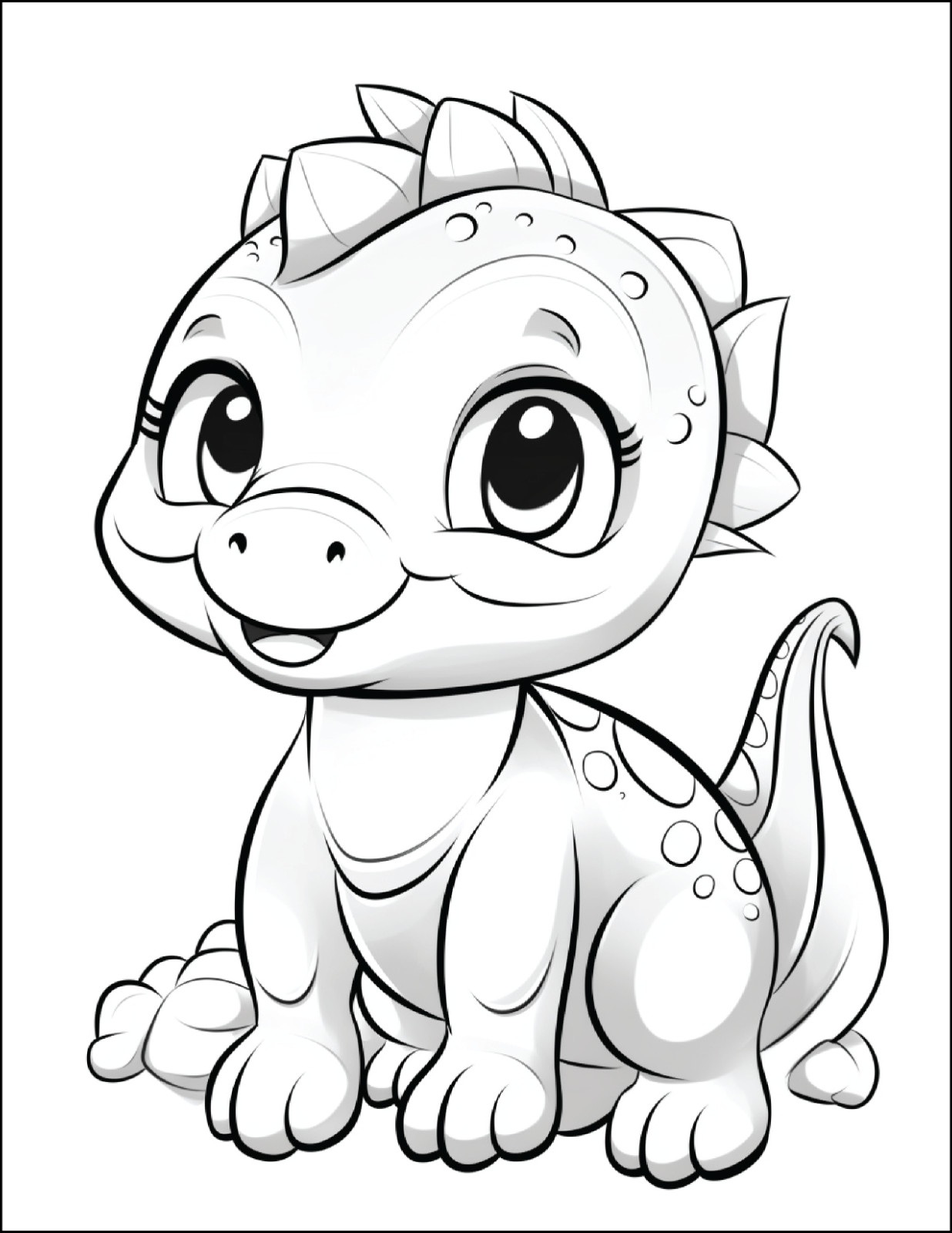 NEw Baby Dinosaur Coloring Book – Fun & 5. Spiral Bound Coloring Book