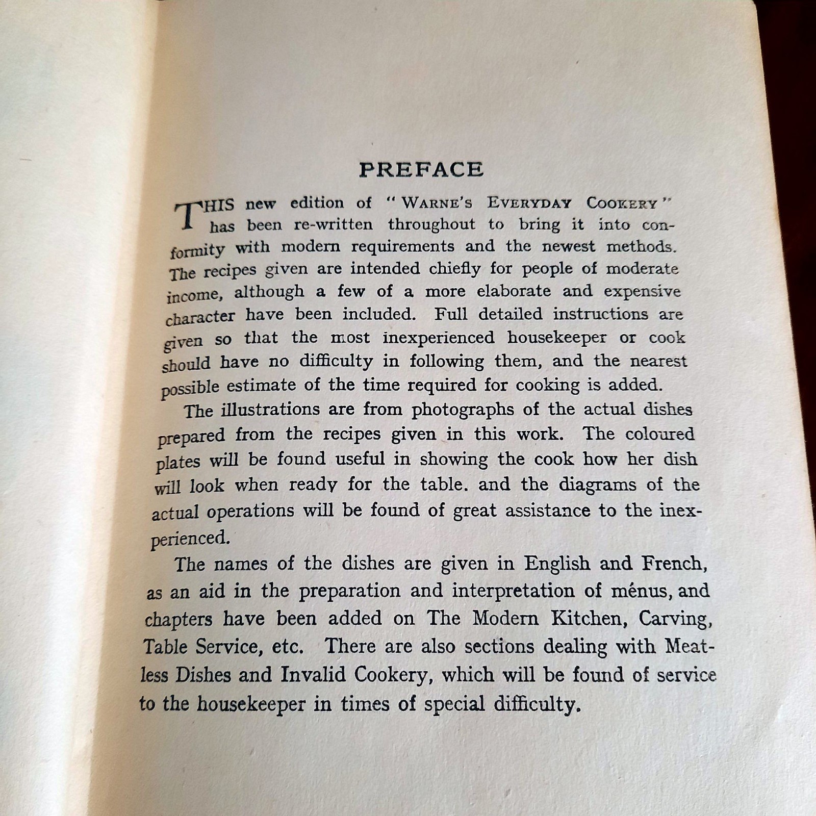 Warne’s Everyday Cookery Revised Edition with Illustrations