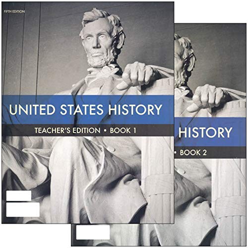 BJU Press United States History TEACHER’s Edition 5th Ed