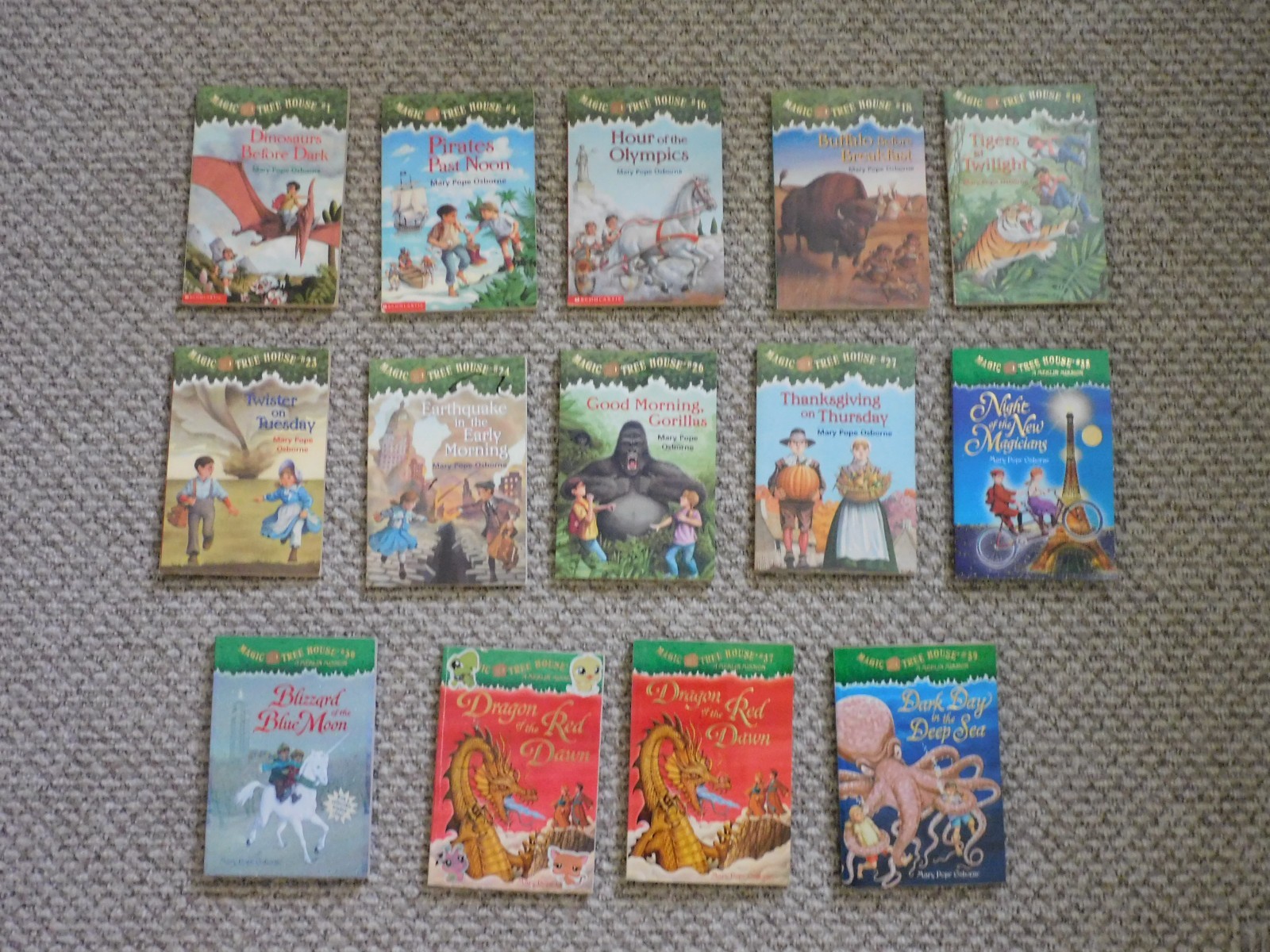 Lot of various Individual Magic Tree House Books: Mixed Publishers