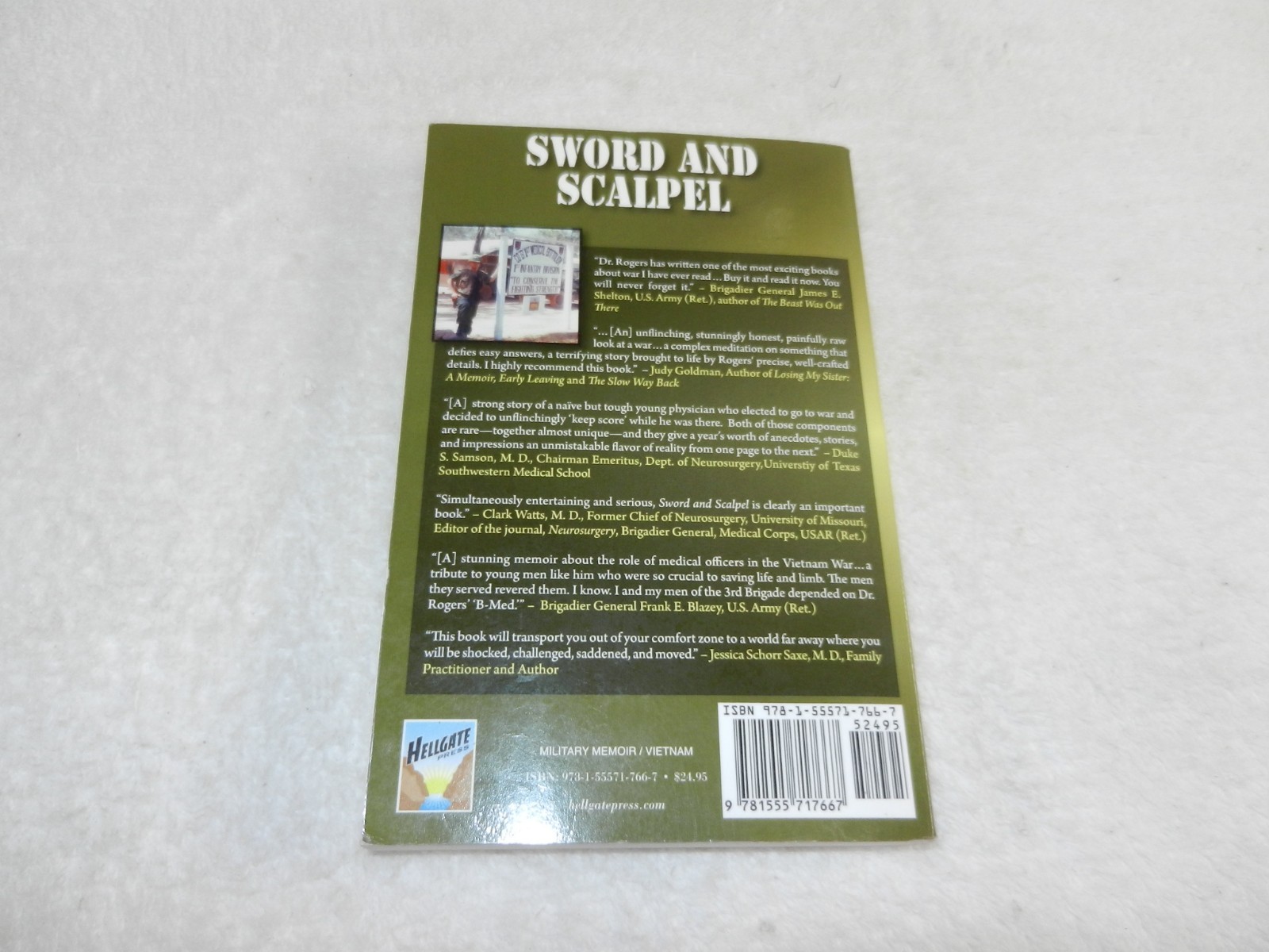 VIETNAM 1967-68 1st division & 71st Evac. Doctor memoir “SWORD AND SCAPEL”