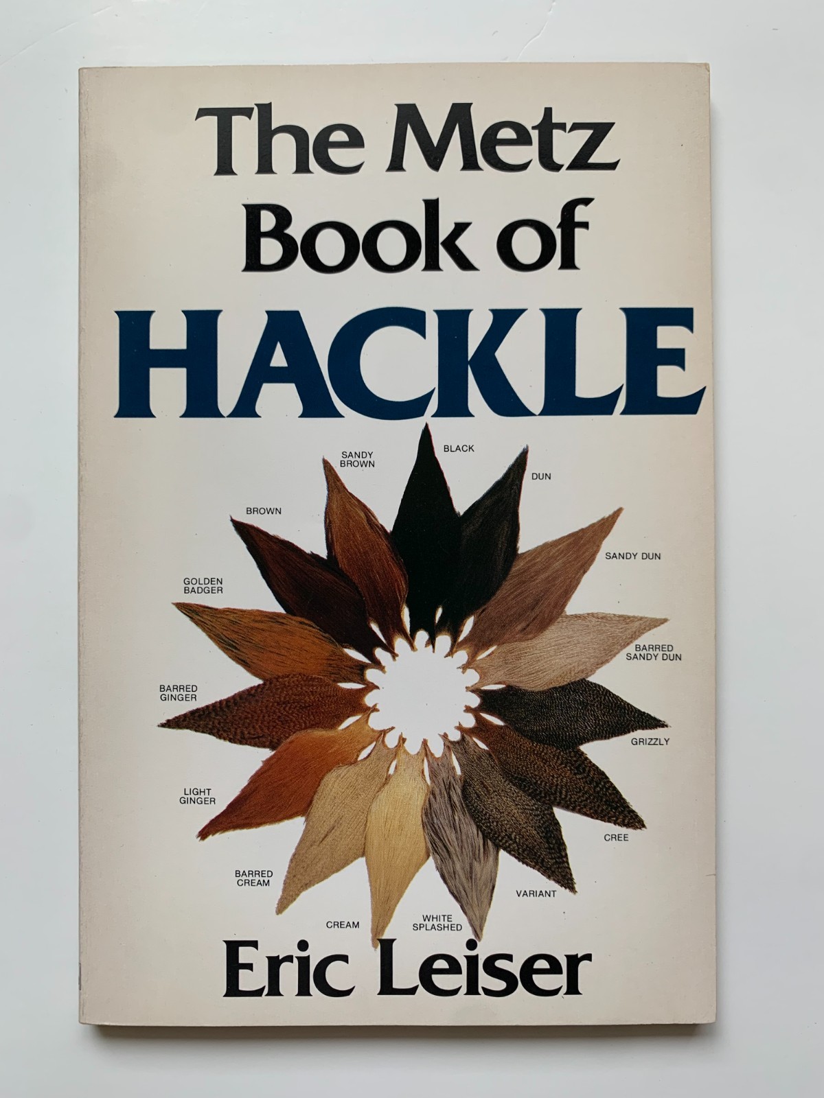 THE METZ BOOK OF HACKLE Eric LEISER, 1987 paperback, fly fishing, tying