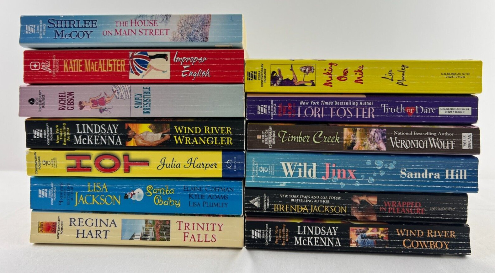 Lot Of 13 Contemporary Romance Novel Paperbacks Mixed Titles and Authors