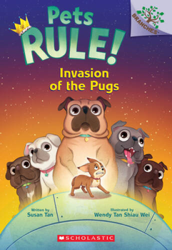 Invasion of the Pugs: A Branches Book (Pets Rule 5) – Paperback – VERY GOOD