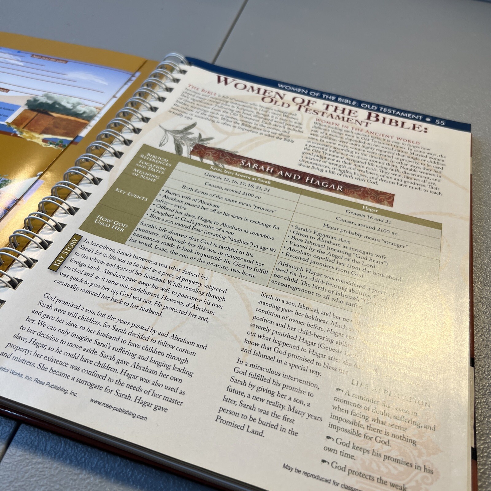 Rose Book of Bible Charts Vol 2 Rose Publishing Staff 2008 Hardcover with spiral