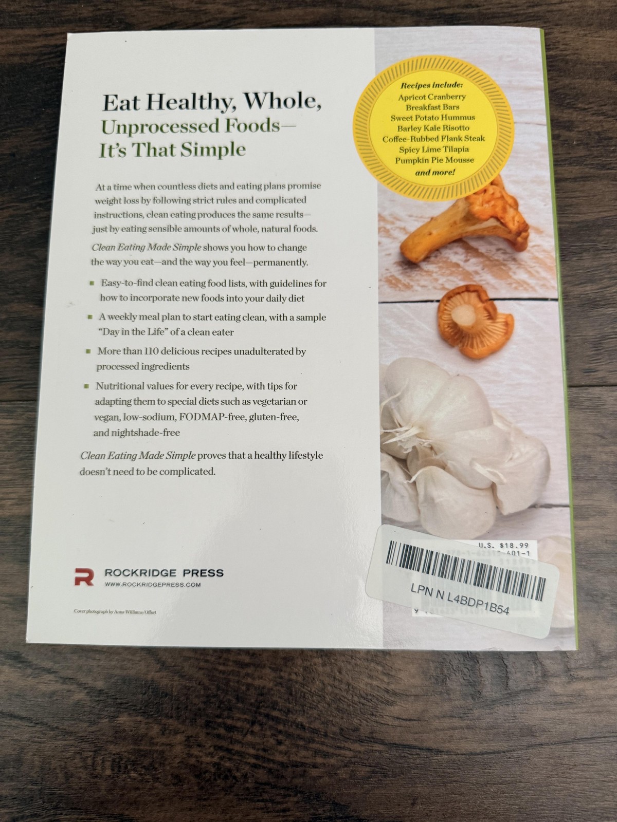 Clean Eating Made Simple Rockridge Press Paperback Healthy Cookbook Recipes