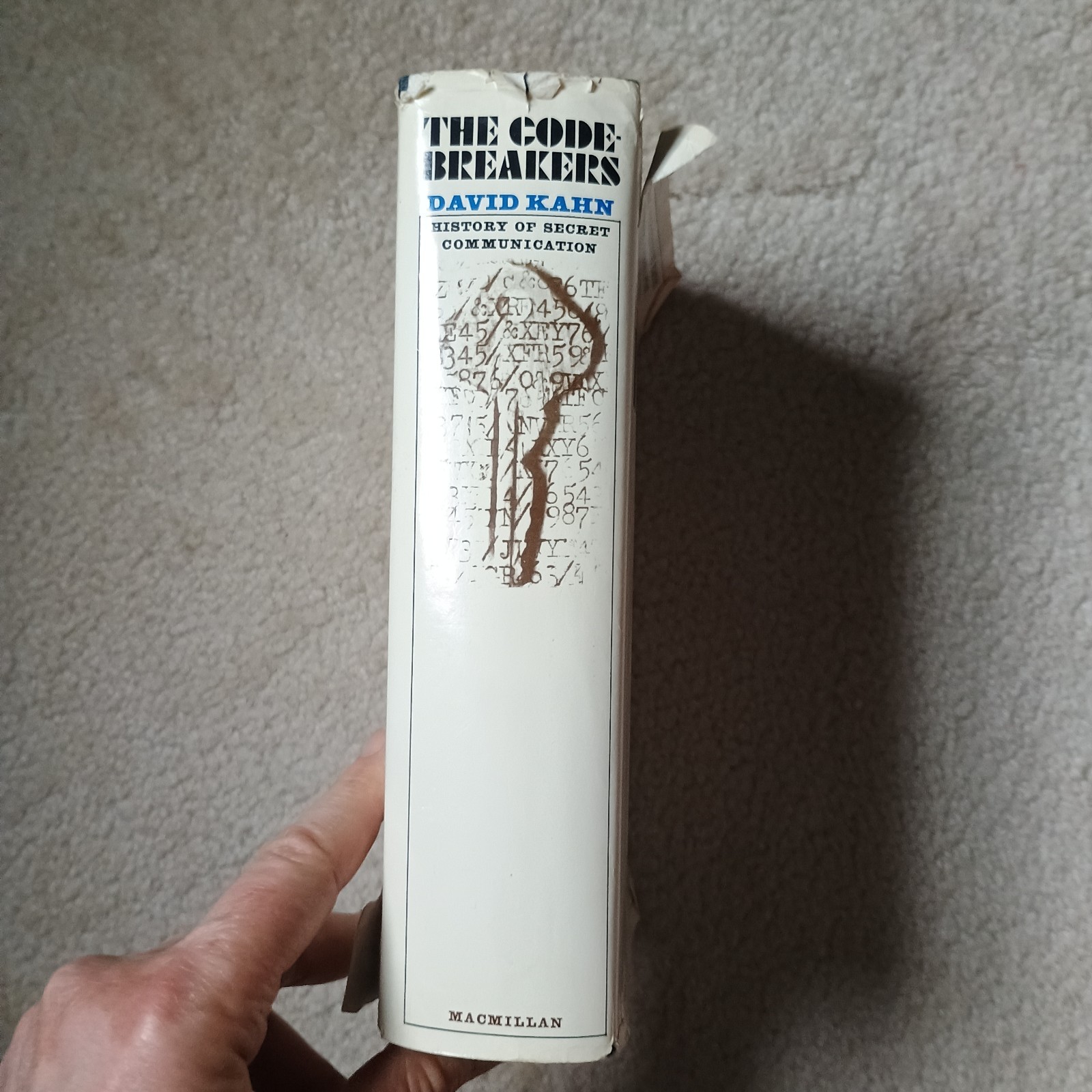 The Codebreakers – 1967 Hardcover by David Kahn – 1st Edition 2nd Printing HC/DJ