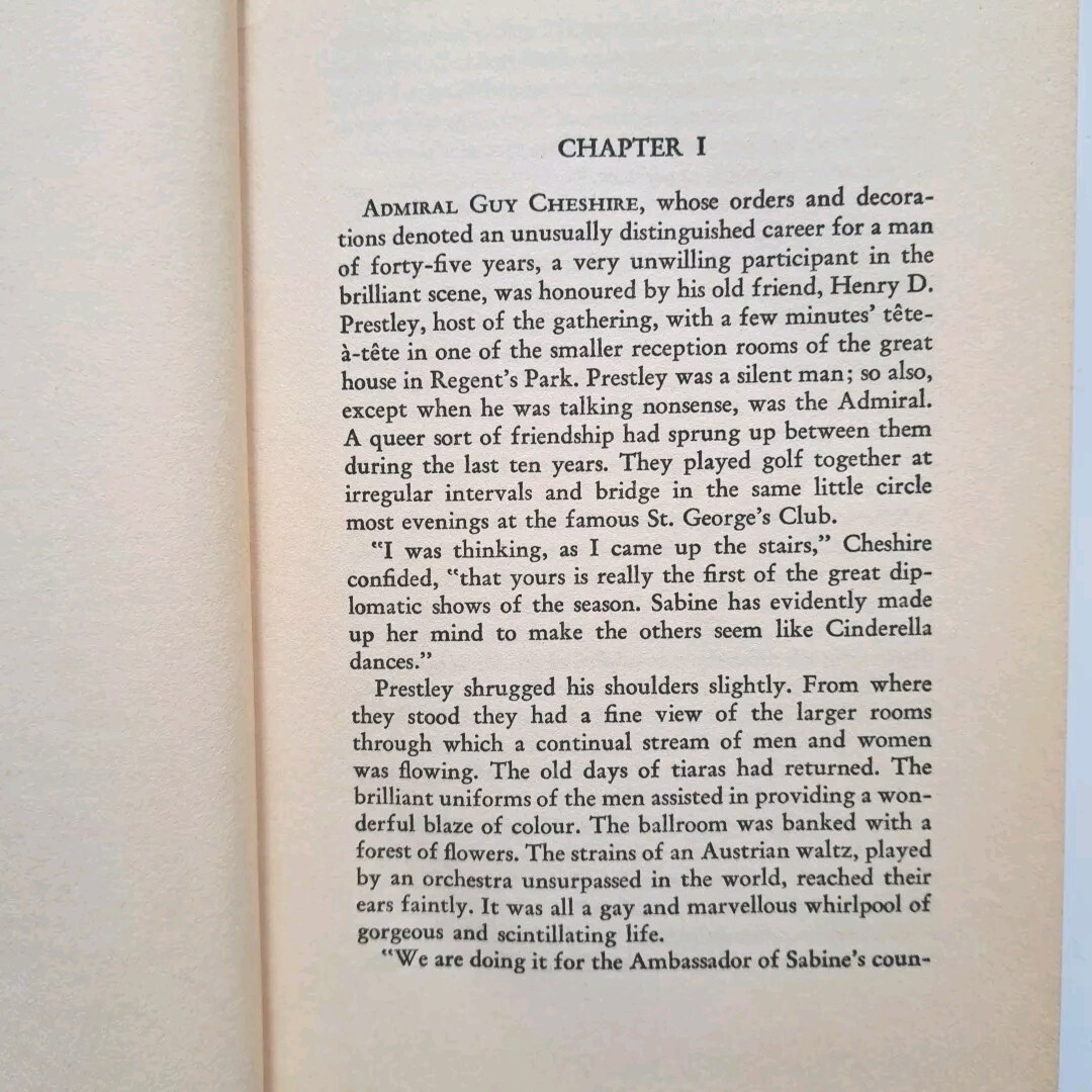 The Spymaster – E. Phillips Oppenheim 1938 Little Brown and Company 300 Pages