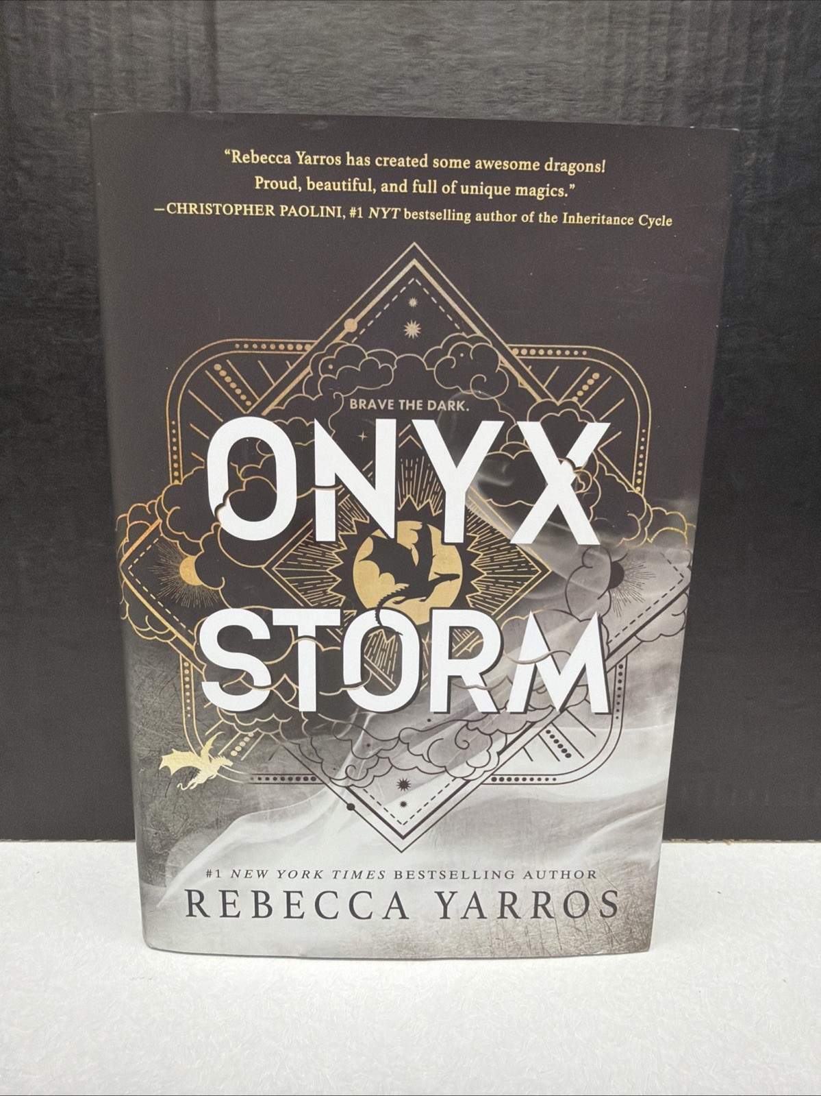 Onyx Storm By Rebecca Yarros Deluxe Edition Sprayed Edges HC/DJ 1st Edition