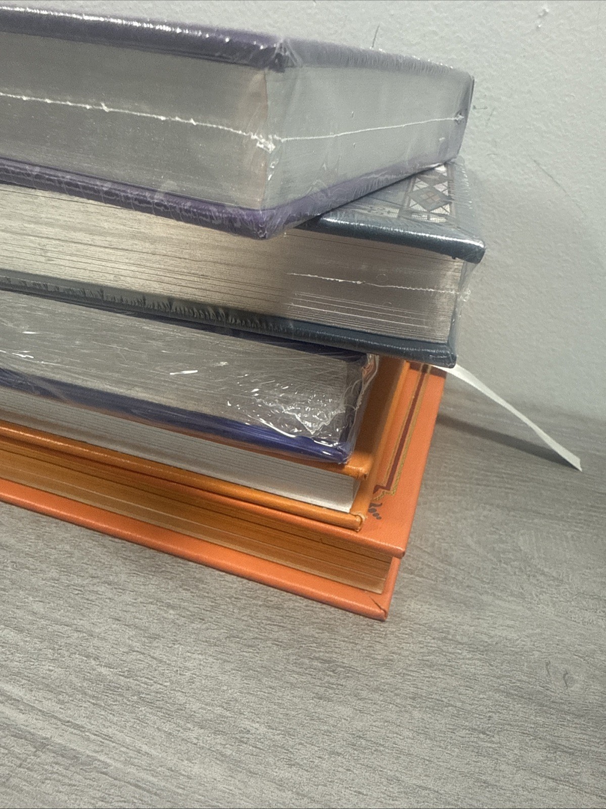 Set of 5 Bonded Leather Children Boys Hardcover Books Arthur Holmes Greek etc