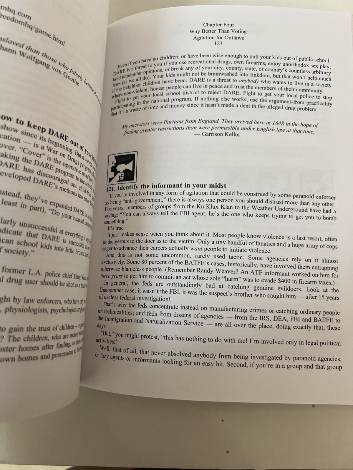 The Freedom Outlaw’s Handbook: 179 Things to Do ‘Til the Revolution
