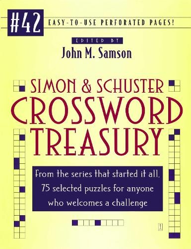 John M. Samson Simon and Schuster Crossword Treasury # 4 (Paperback) (UK IMPORT)