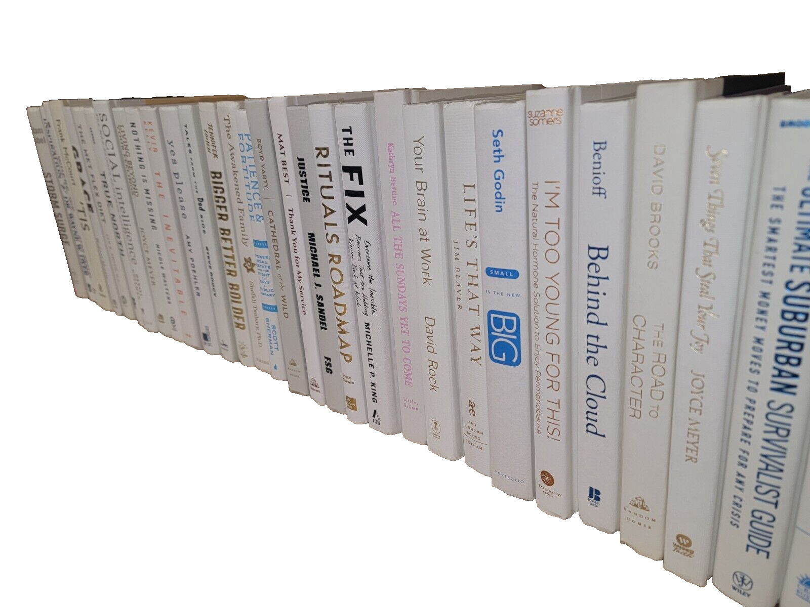 Lot of 6 WHITE Beige Ivory Bright Hardcover Wedding Events Decor Design BOOKS