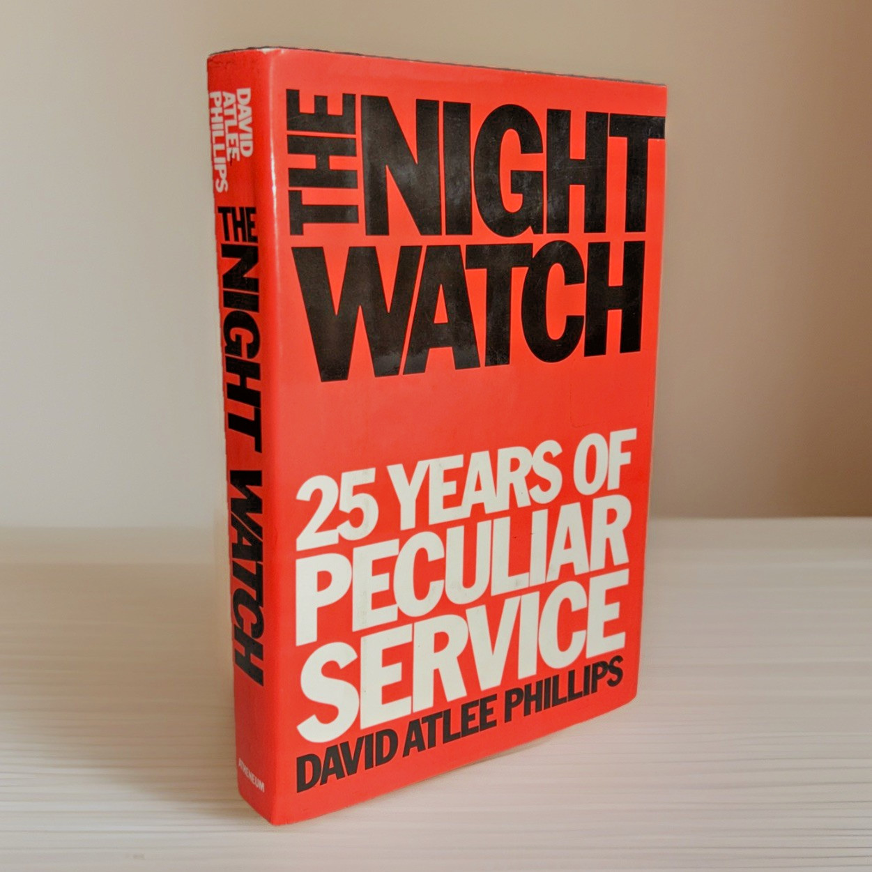 The Night Watch (1977) ~ David Atlee Phillips ~ Hardcover ~ 2nd Printing