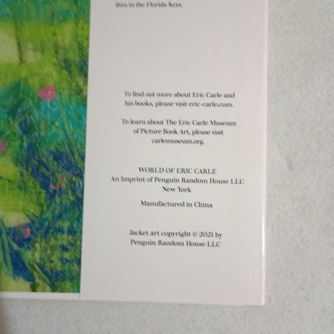 THE ART OF ERIC CARLE 2021 Hardcover Picture Book Art Collection 140 Pages
