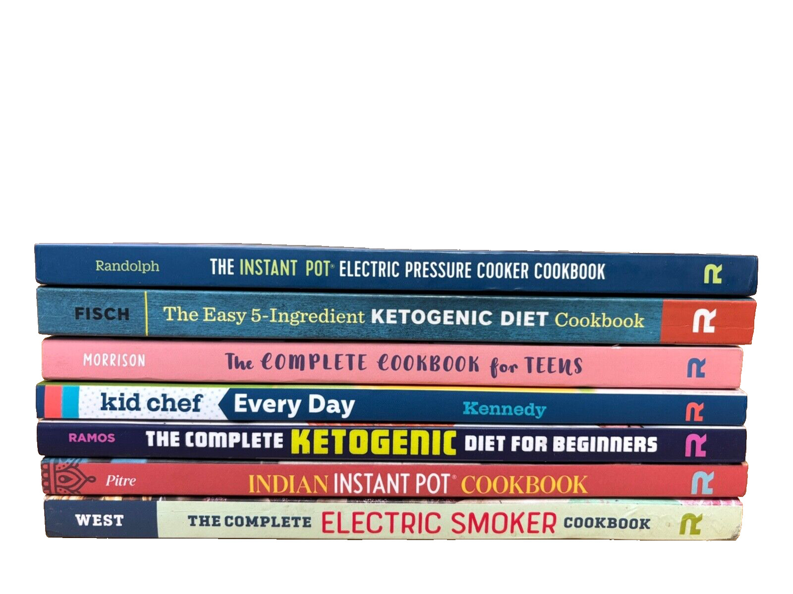 Rockridge Press Cookbook Lot – Instant Pot Ketogenic Smoker Teens & Kids