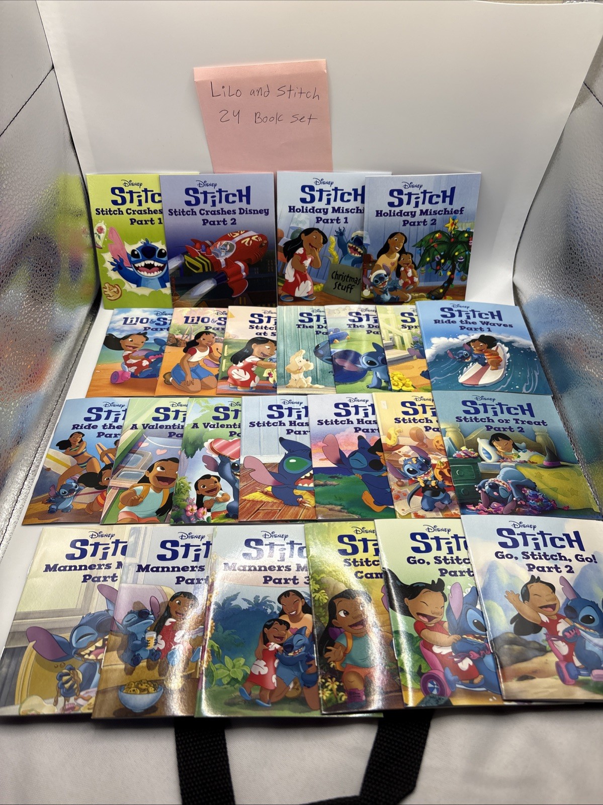 Lot of 24 Lilo & Stitch Autumn Publishing Disney Paperback Mini Books