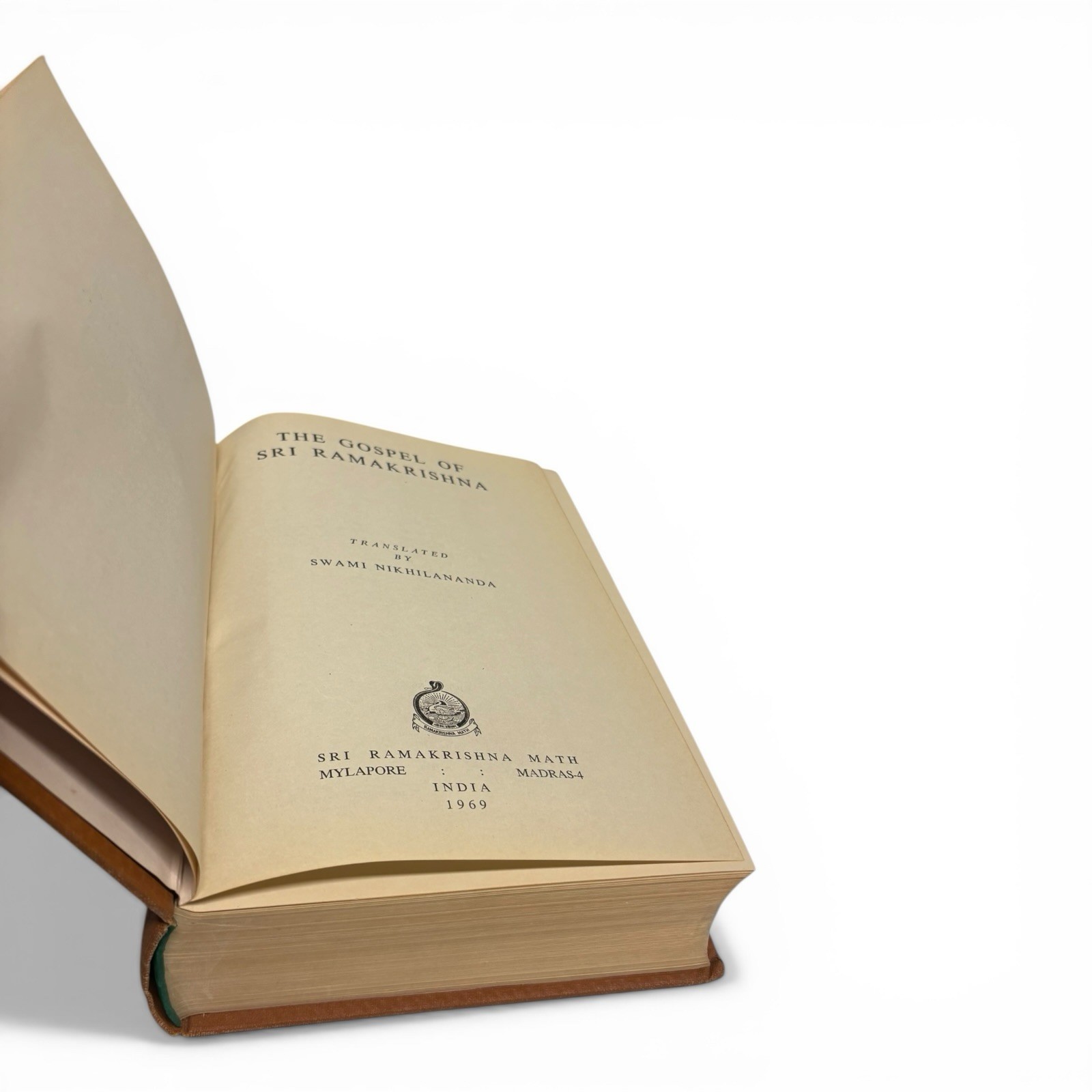 THE GOSPEL OF SRI RAMAKRISHNA Translated By Swami Nikhilananda Hardcover