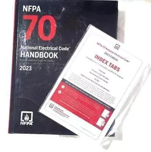 NFPA 70, National Electrical Code Handbook, 2023 Edition, with Tabs Hardcover