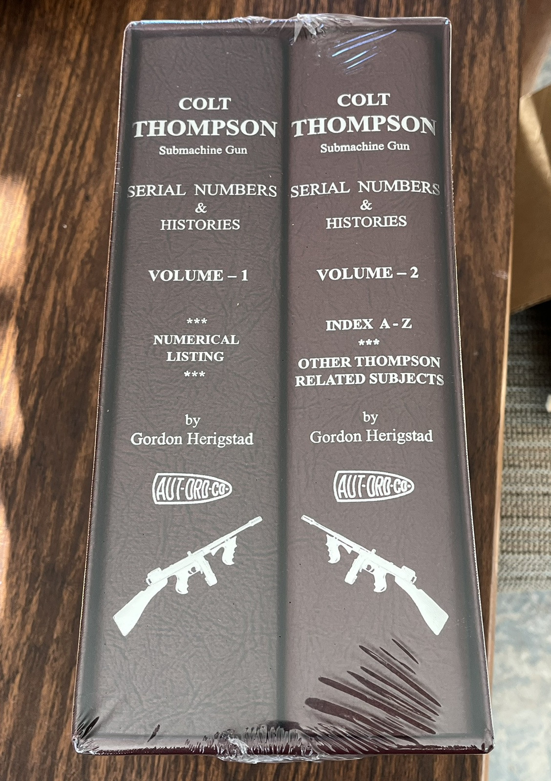 COLT THOMPSON SUBMACHINE GUN SERIAL NUMBERS & HISTORIES BOOK by Gordon Herigstad