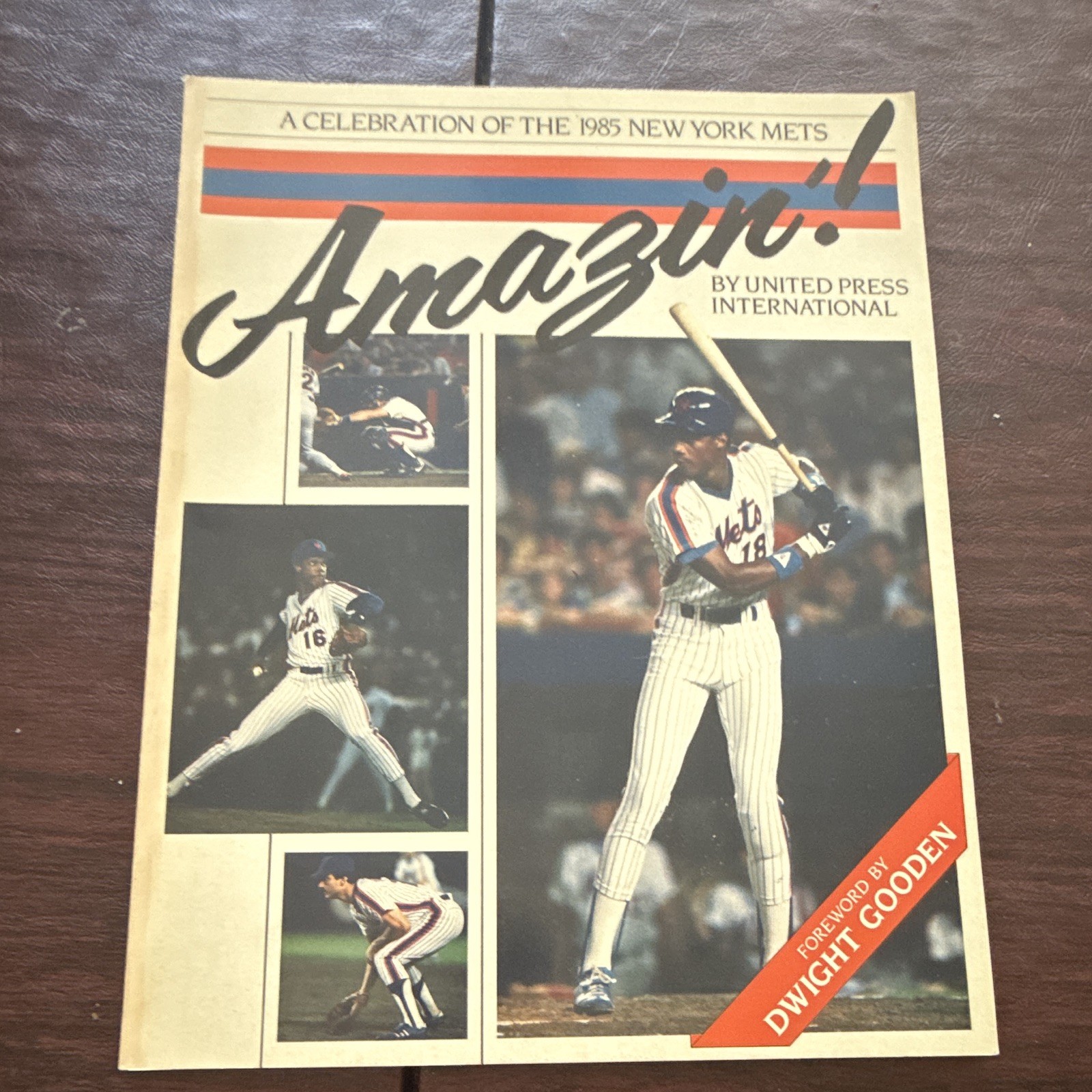 United Press International Amazin! 1985 New York Mets Paperback 1986 Foreword