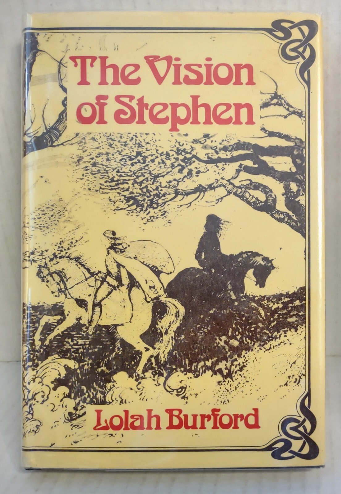 The Vision Of Stephen By Lolah Burford 1973 UK 1st Edition HCDJ Time Travel Book