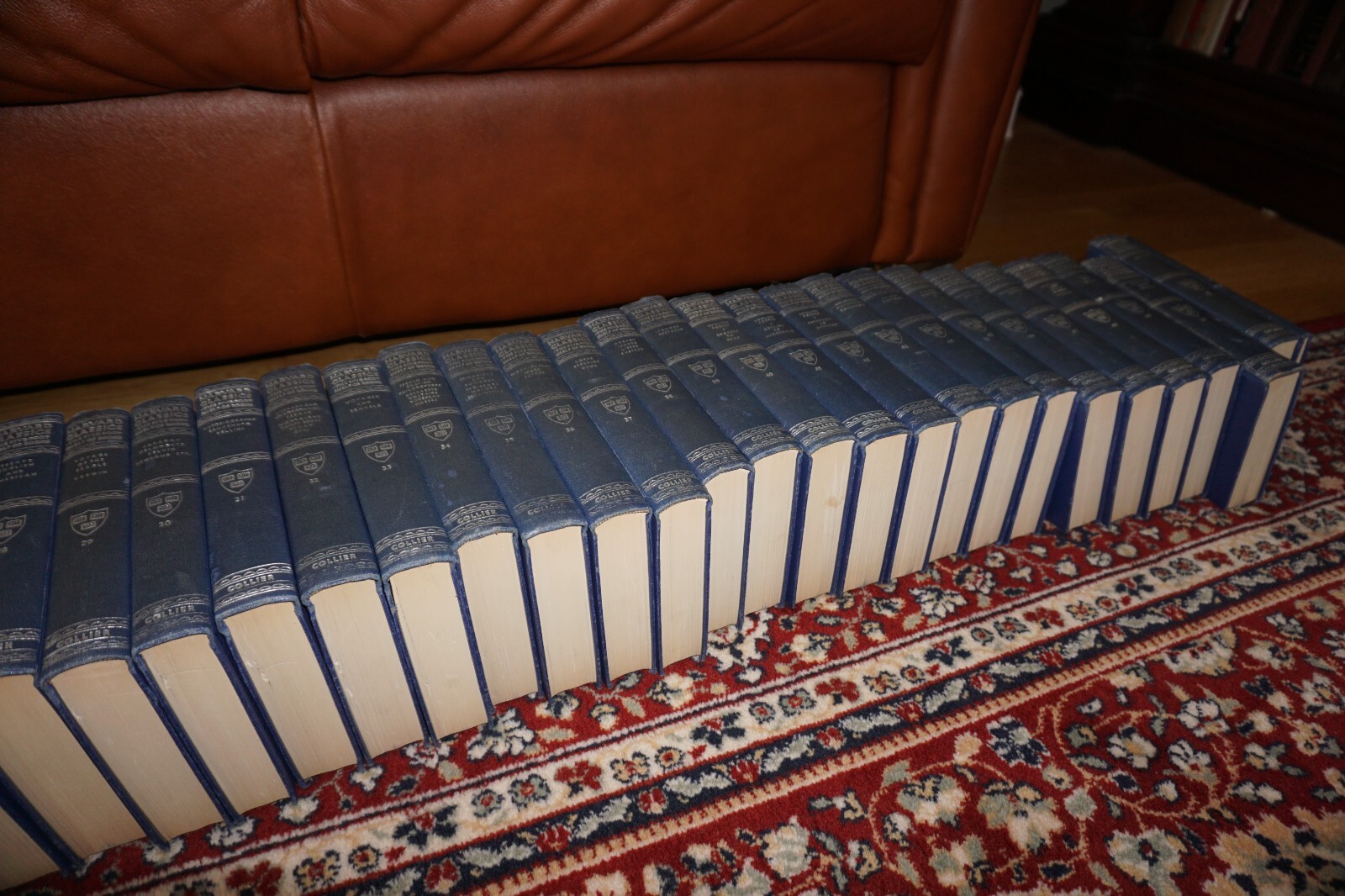 Harvard Classics 5 Foot Shelf Of Books Collier Blue Single Volume Selection