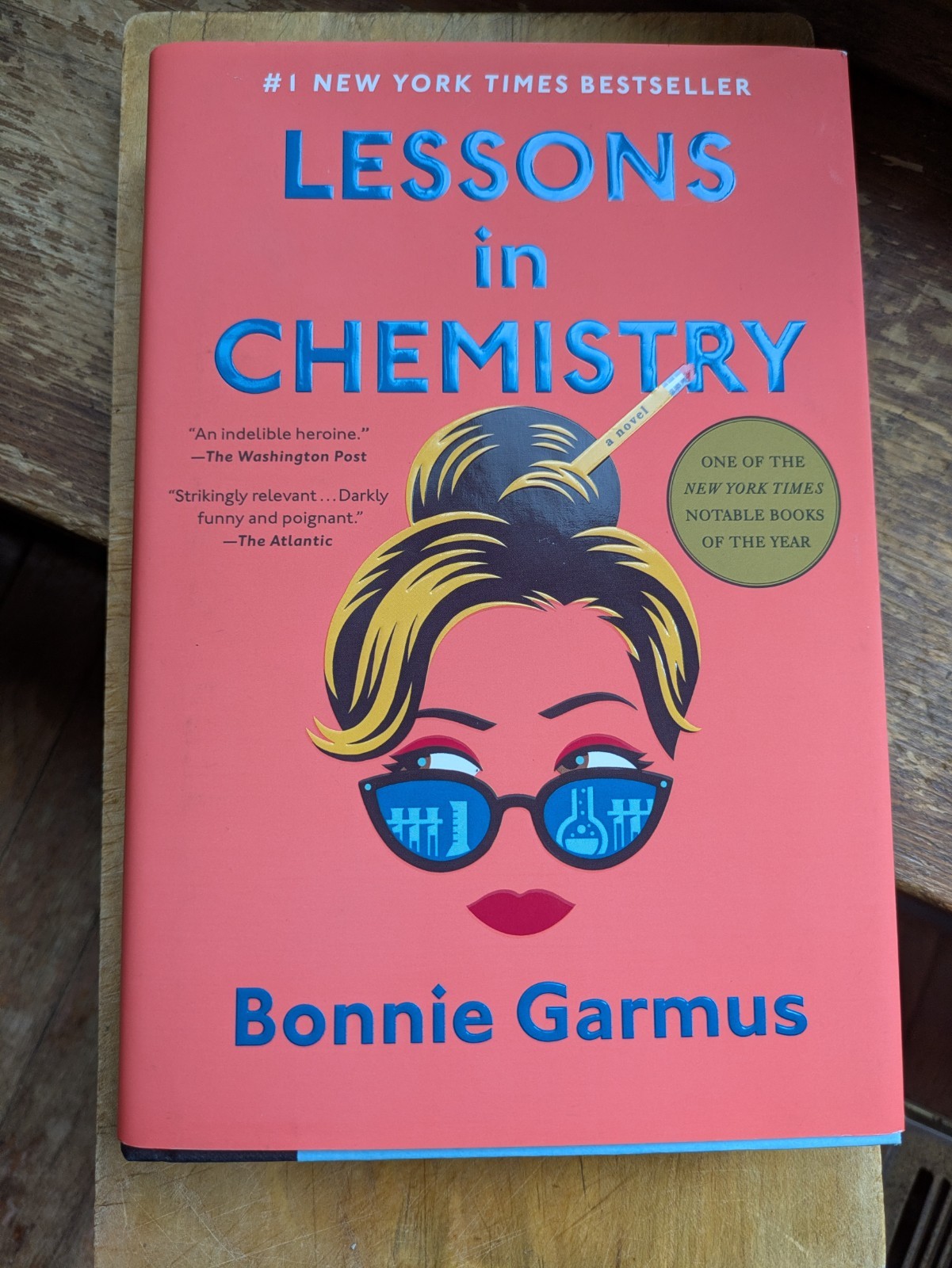 Lessons in Chemistry Bonnie Garmus Hard Cover w Dust Jacket New First Edition